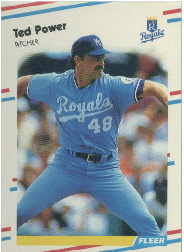 1988 Fleer Update Baseball Cards       033      Ted Power